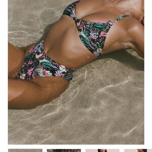 Stone Fox Swim Tropical Floral Bikini Set